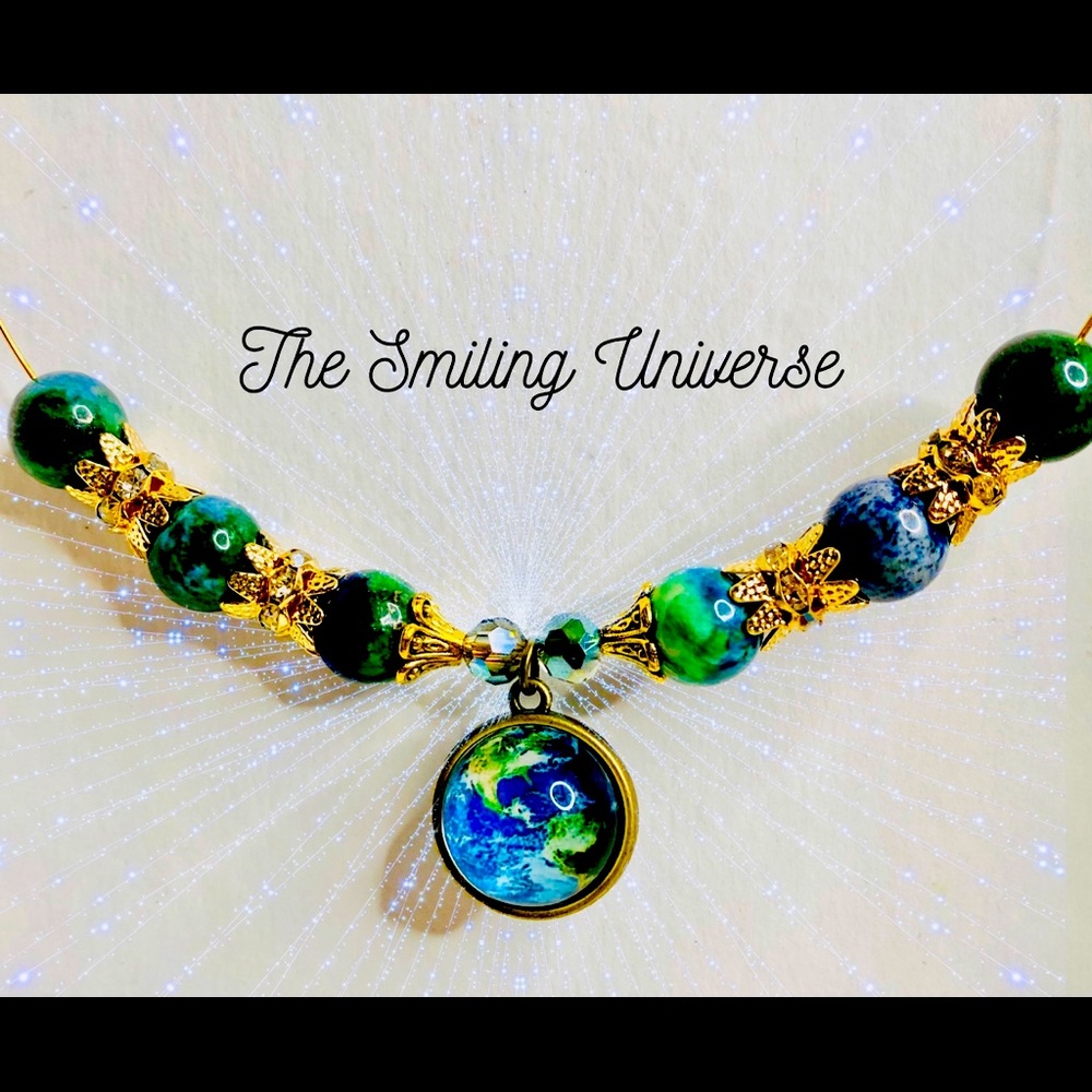 Choker style necklace with high quality gemstones.